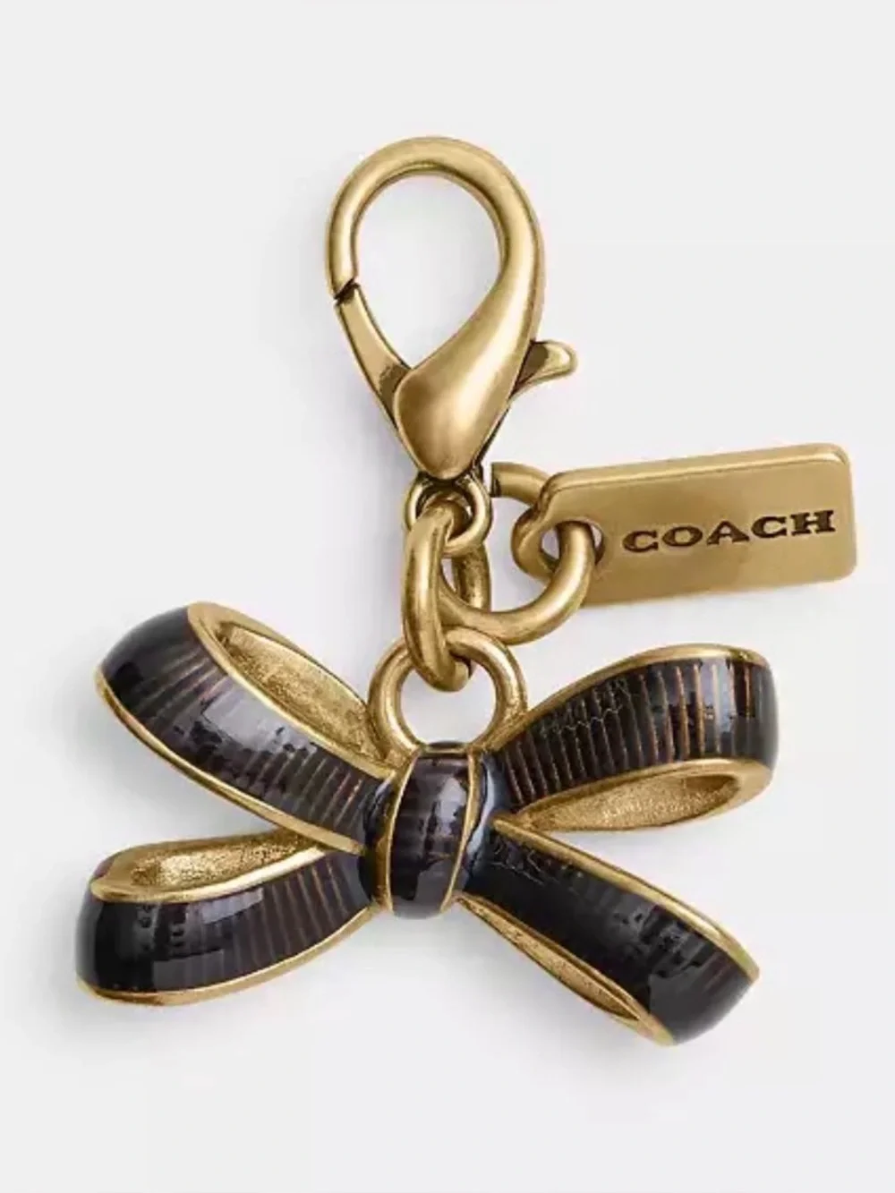 Coach Bow Bag Charm - Picture 1 of 2